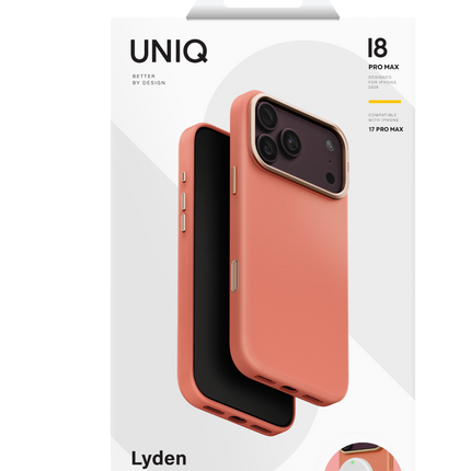 iPhone 18 Pro/17 Pro Lyden Magsafe Deri Kapak Kılıf - Kiremit 5