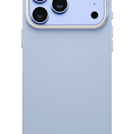 iPhone 18 Pro/17 Pro Lyden Magsafe Deri Kapak Kılıf - Açık Mavi 2