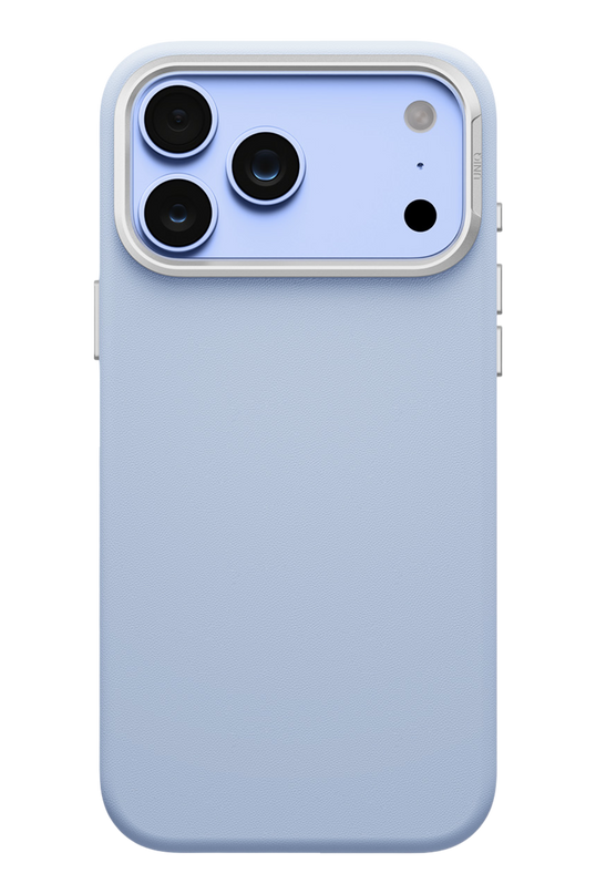 iPhone 18 Pro Max/17 Pro Max Lyden Magsafe Deri Kapak Kılıf - Açık Mavi 2