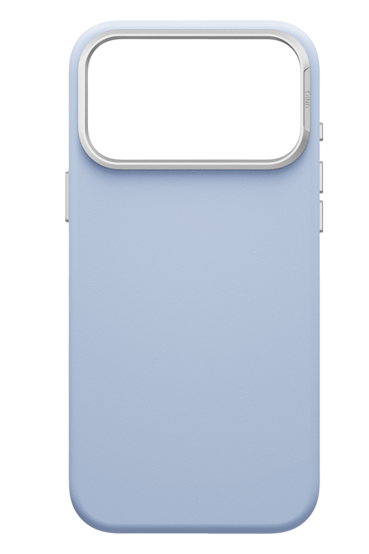 iPhone 18 Pro Max/17 Pro Max Lyden Magsafe Deri Kapak Kılıf - Açık Mavi 3