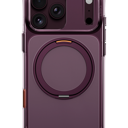 iPhone 18 Pro Max/17 Pro Max Swivix Rotating Kickstand Kapak Kılıf - Bordo 2