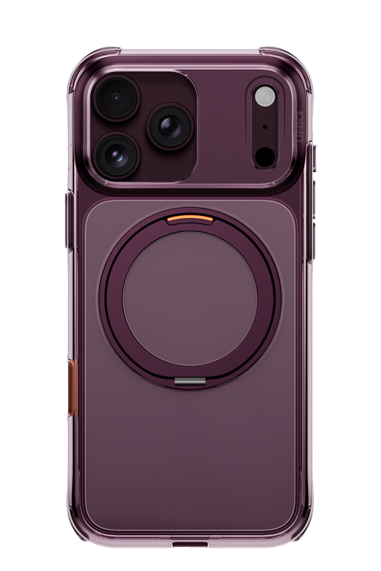 iPhone 18 Pro Max/17 Pro Max Swivix Rotating Kickstand Kapak Kılıf - Bordo 2