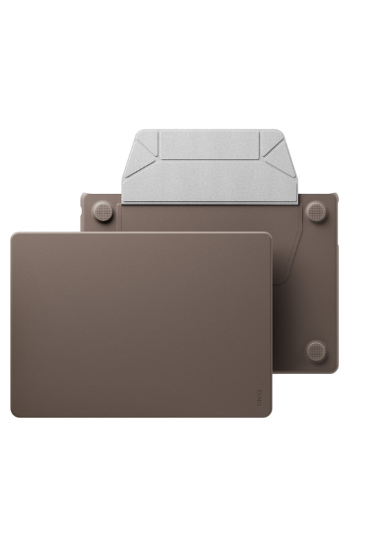 Macbook Air 13 (2022) Lyden Versa MacBook Standlı Kapak - Gri 3