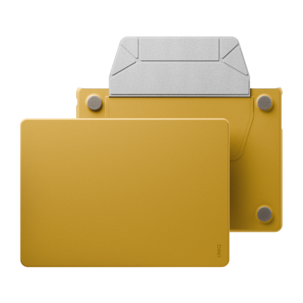 Macbook Air 13 (2022) Lyden Versa MacBook Standlı Kapak - Sarı 3