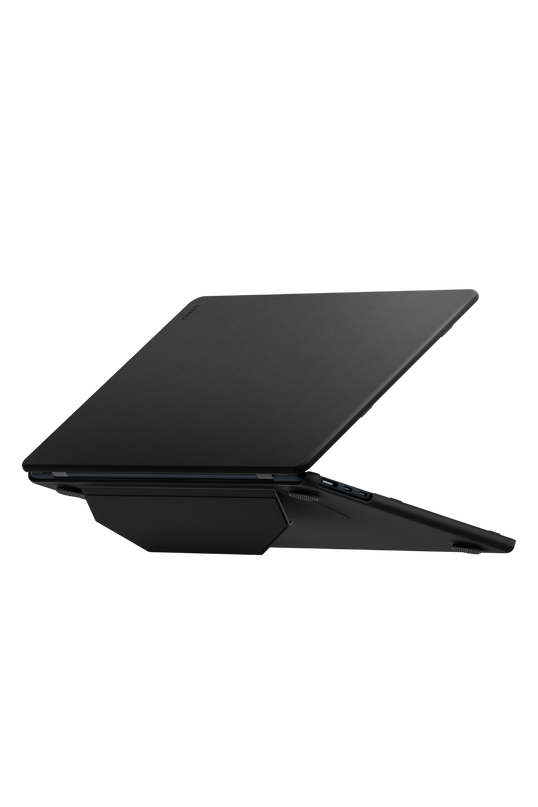 Macbook Air 13 (2022) Lyden Versa MacBook Standlı Kapak - Siyah 3