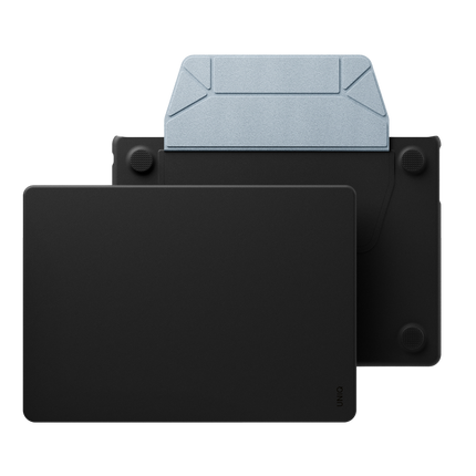 Macbook Air 13 (2022) Lyden Versa MacBook Standlı Kapak - Siyah 2