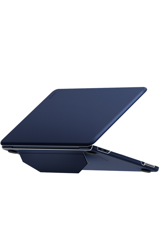 MacBook Neo Lyden Versa MacBook Standlı Kapak - Lacivert 2