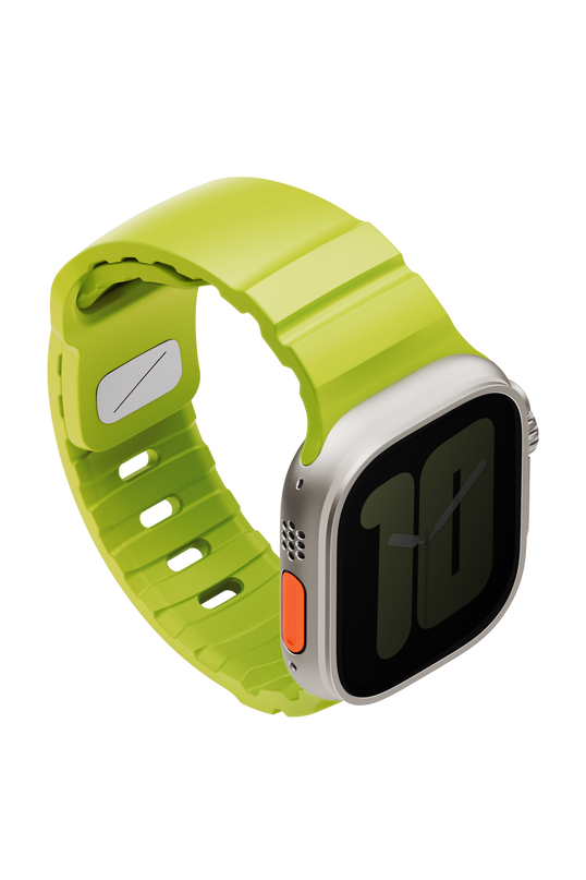 Watch Ultra 49mm Alton Silikon Kordon - Açık Yeşil 3