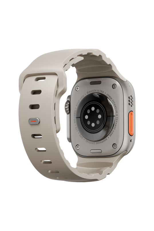 Watch Ultra 49mm Alton Silikon Kordon - Bej 4