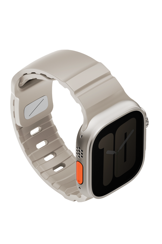 Watch Ultra 49mm Alton Silikon Kordon - Bej 3