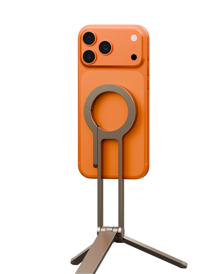 Arcus Magsafe Destekli Selfie Tripod Stand - Gold 2