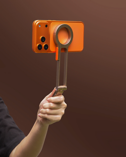 Arcus Magsafe Destekli Selfie Tripod Stand - Gold 4