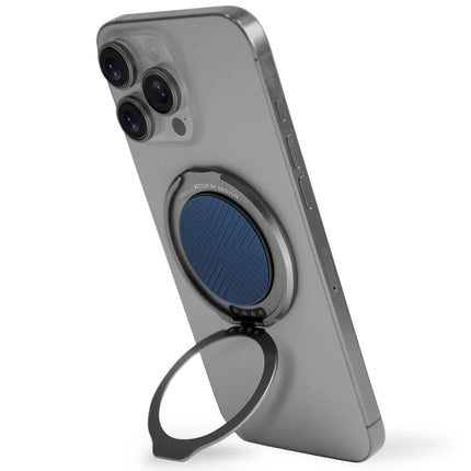 GripFit Classic 360 Manyetik Magsafe Kickstand Yüzük - Mavi
