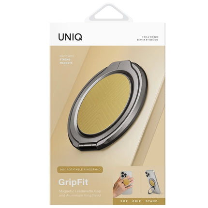 GripFit Classic 360 Manyetik Magsafe Kickstand Yüzük - Sarı 3