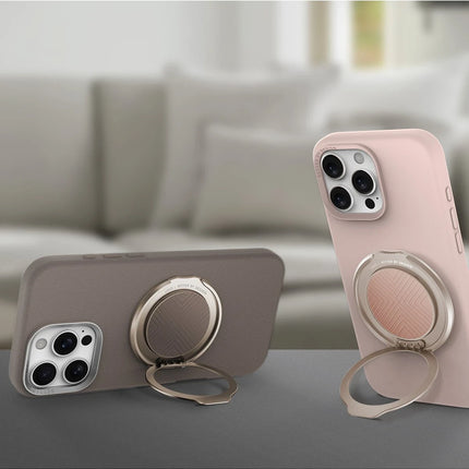 GripFit Classic 360 Manyetik Magsafe Kickstand Yüzük - Sarı 2