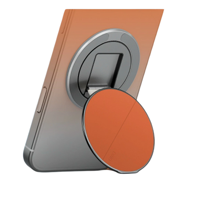 Grivix Classic 360 Manyetik Magsafe Kickstand Yüzük - Turuncu 2