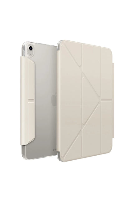iPad Air 13 (2024) Camden Katlanabilir Tablet Kapak Kılıf - Bej