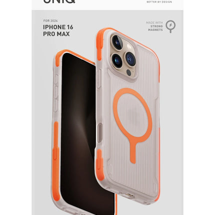 iPhone 16 Pro Combat Active Magsafe Kapak Kılıf - Turuncu 6