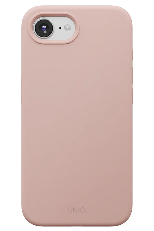 iPhone 16E Lino Hybrid Magsafe Kapak Kılıf - Pembe 2