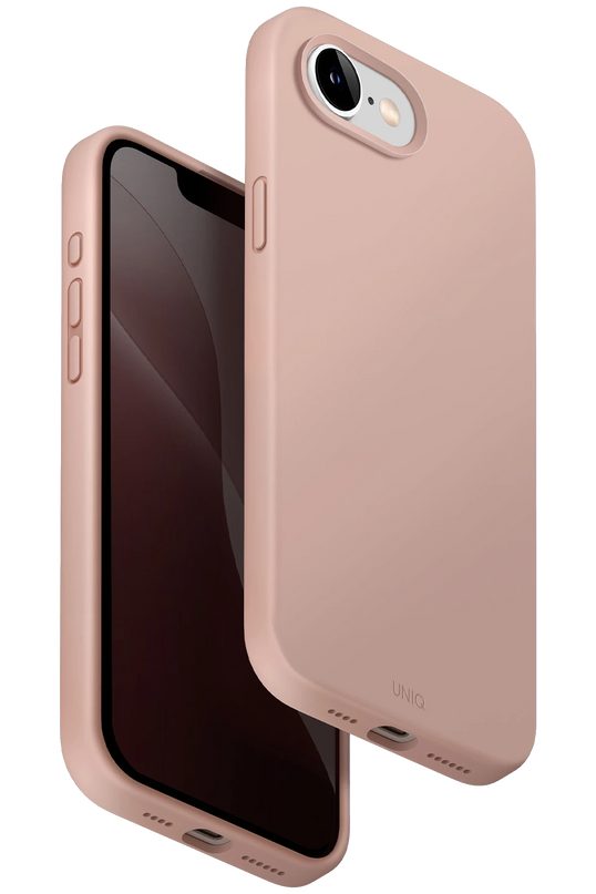 iPhone 16E Lino Hybrid Magsafe Kapak Kılıf - Pembe
