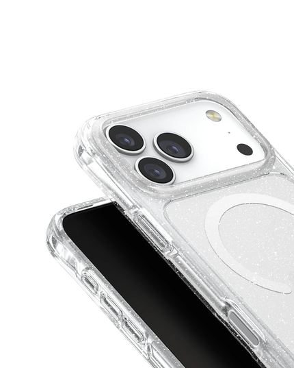 iPhone 18 Pro/17 Pro LifePro Xtreme Magsafe Kapak Kılıf - Simli 2 3