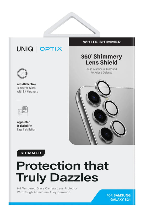 Samsung Galaxy S24 Optix Simli Alüminyum Kamera Lens Koruyucu 2