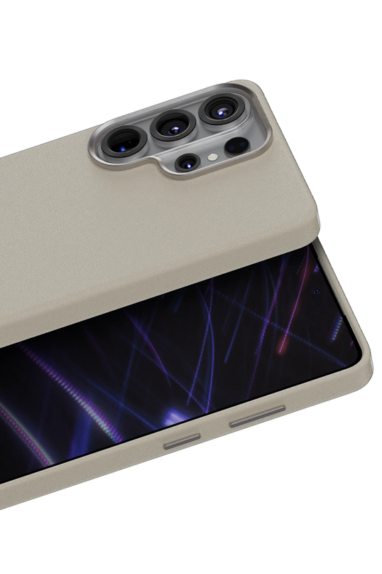 Samsung Galaxy S26 Ultra Lyden Magsafe Deri Kapak Kılıf - Gri 2
