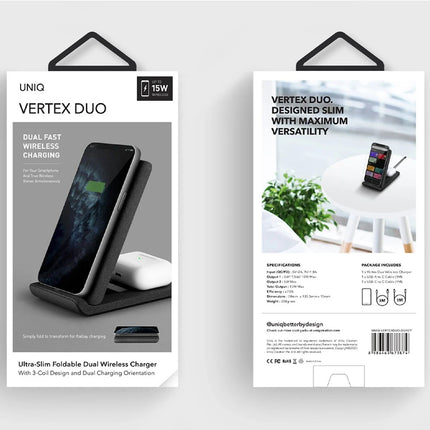 Vertex Duo 2in1 Magsafe 15W Hızlı Kablosuz Şarj 6