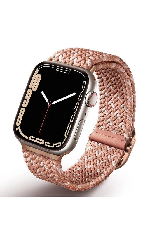Watch 41mm Aspen Designer Örgülü Kordon - Pembe