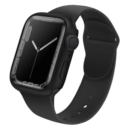 Watch 41mm Legion Camlı Silikon Kasa Koruyucu - Siyah