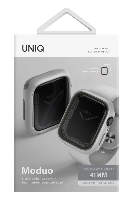 Watch 41mm Moduo Camlı Kasa Ekran Koruyucu - Gümüş 4