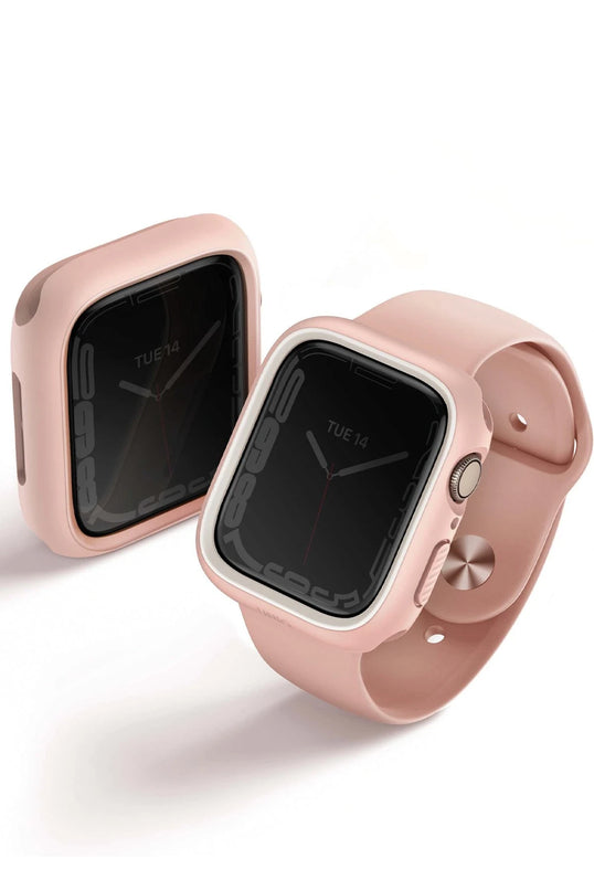 Watch 41mm Moduo Camlı Kasa Ekran Koruyucu - Pembe 3
