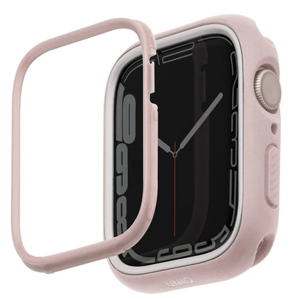 Watch 41mm Moduo Camlı Kasa Ekran Koruyucu - Pembe 2