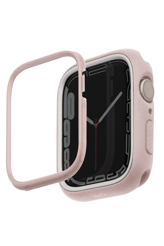 Watch 41mm Moduo Camlı Kasa Ekran Koruyucu - Pembe 2