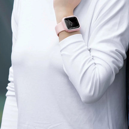 Watch 41mm Moduo Camlı Kasa Ekran Koruyucu - Pembe 5