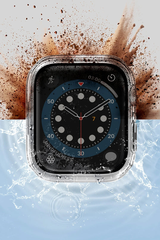 Watch 42mm Nautic Camlı Kasa Ekran Koruyucu - Siyah 5