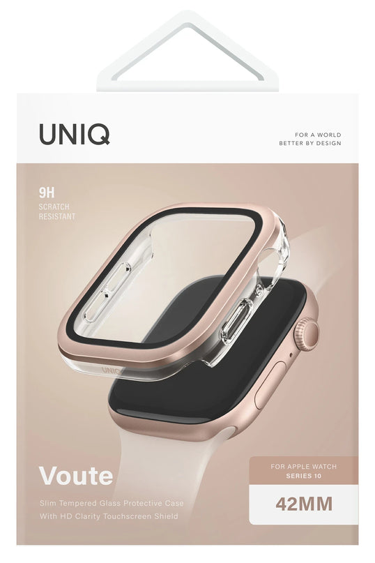 Watch 42mm Voute Camlı Kasa Ekran Koruyucu - Rose Gold 5