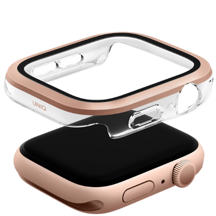 Watch 42mm Voute Camlı Kasa Ekran Koruyucu - Rose Gold
