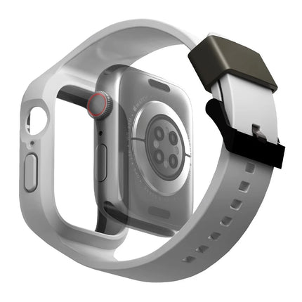 Watch 45mm Monos 2 in 1 Silikon Kordon - Gri