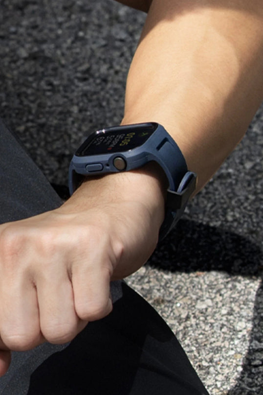 Watch 45mm Monos 2 in 1 Silikon Kordon - Gri 5