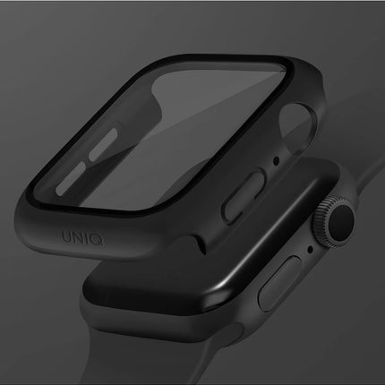 Watch 46mm Nautic Camlı Kasa Ekran Koruyucu - Siyah 2