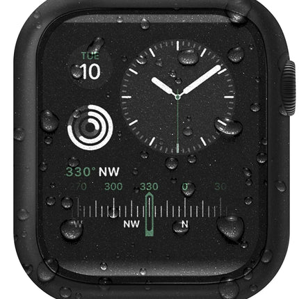 Watch 46mm Nautic Camlı Kasa Ekran Koruyucu - Siyah 3