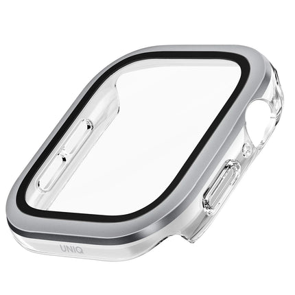 Watch 46mm Voute Camlı Kasa Ekran Koruyucu - Gümüş 3