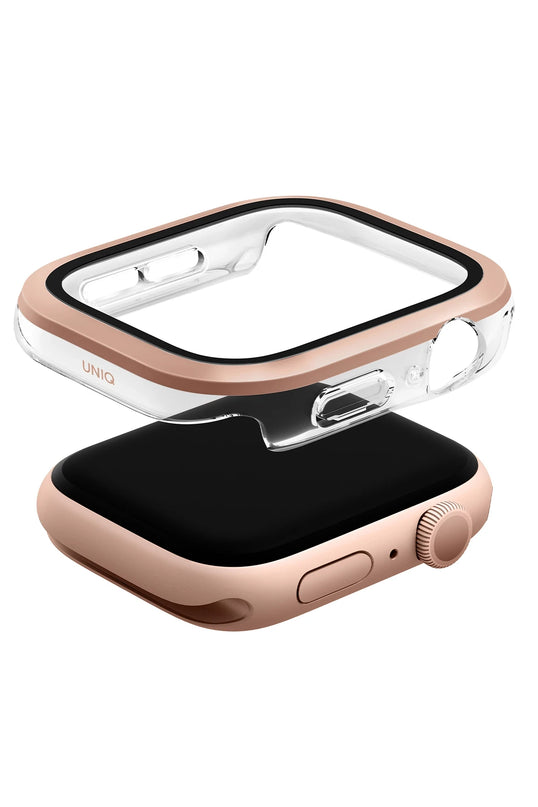 Watch 46mm Voute Camlı Kasa Ekran Koruyucu - Rose Gold 2