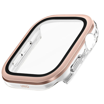 Watch 46mm Voute Camlı Kasa Ekran Koruyucu - Rose Gold 4