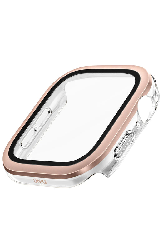 Watch 46mm Voute Camlı Kasa Ekran Koruyucu - Rose Gold 4