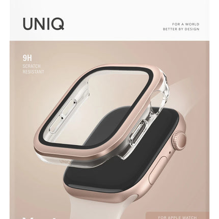 Watch 46mm Voute Camlı Kasa Ekran Koruyucu - Rose Gold 5