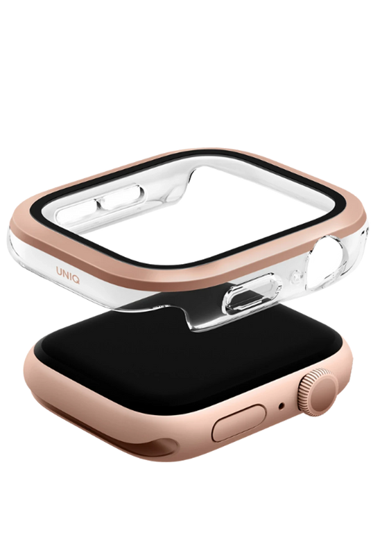Watch 46mm Voute Camlı Kasa Ekran Koruyucu - Rose Gold