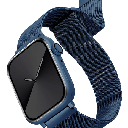 Watch Ultra 49mm Dante Pro Çelik Örgü Kordon - Mavi 2