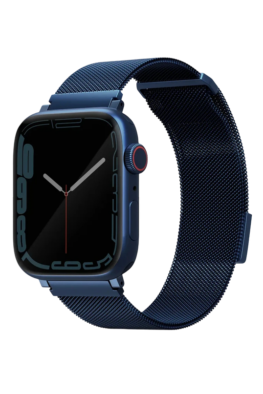 Watch Ultra 49mm Dante Pro Çelik Örgü Kordon - Mavi